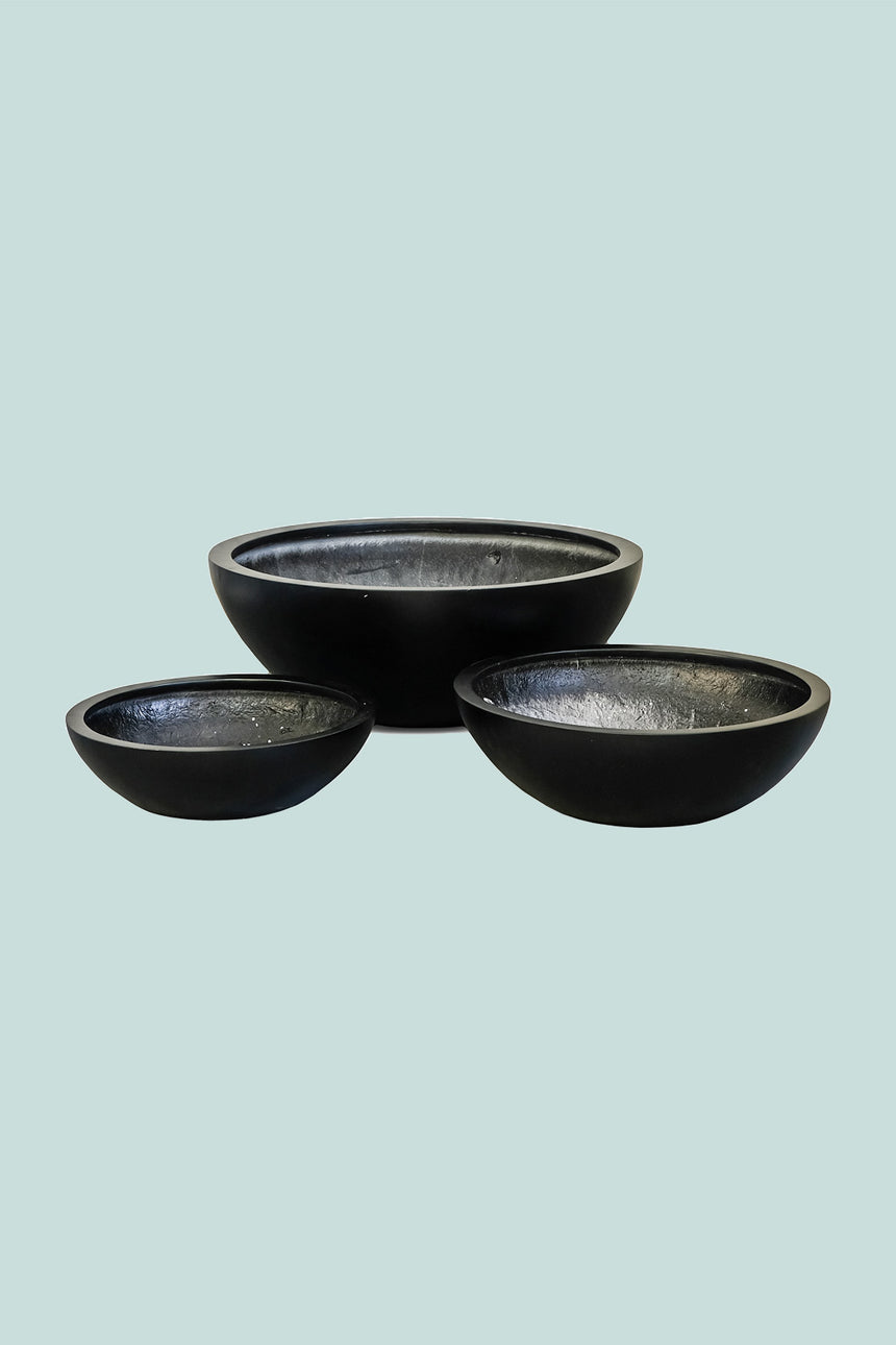 Bianca Bowl Planter Range - 3 Colours - 6 Sizes - Auckland Delivery Only