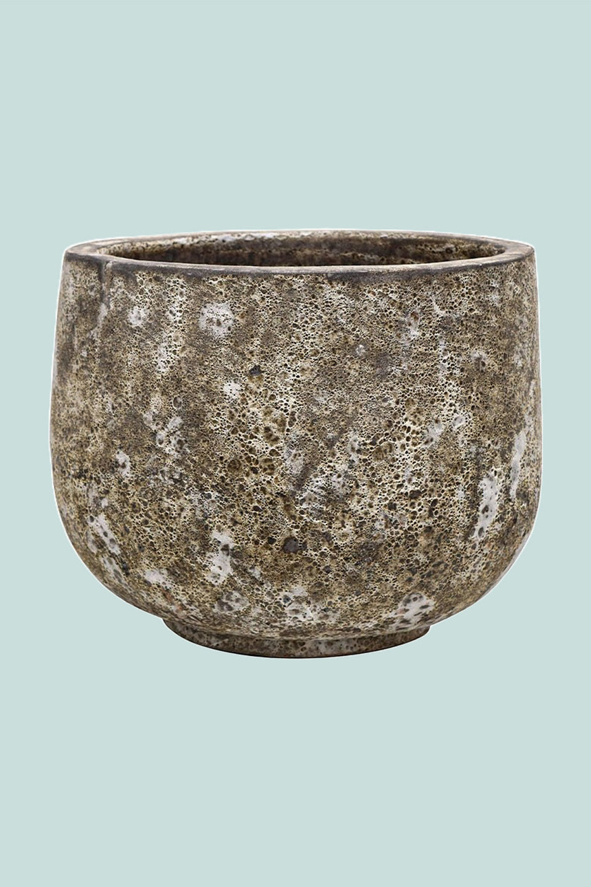 Lava Deep Bowls - 4 Sizes - Heavy Glazed Earthenware Planter Range