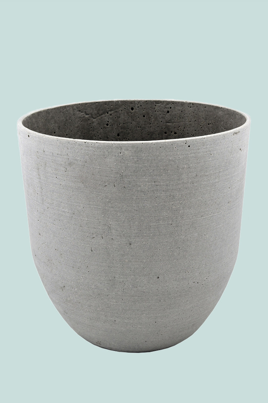Cement Shell - Fibrecrete Egg Cover Pot - Fits 25cm Large Plants