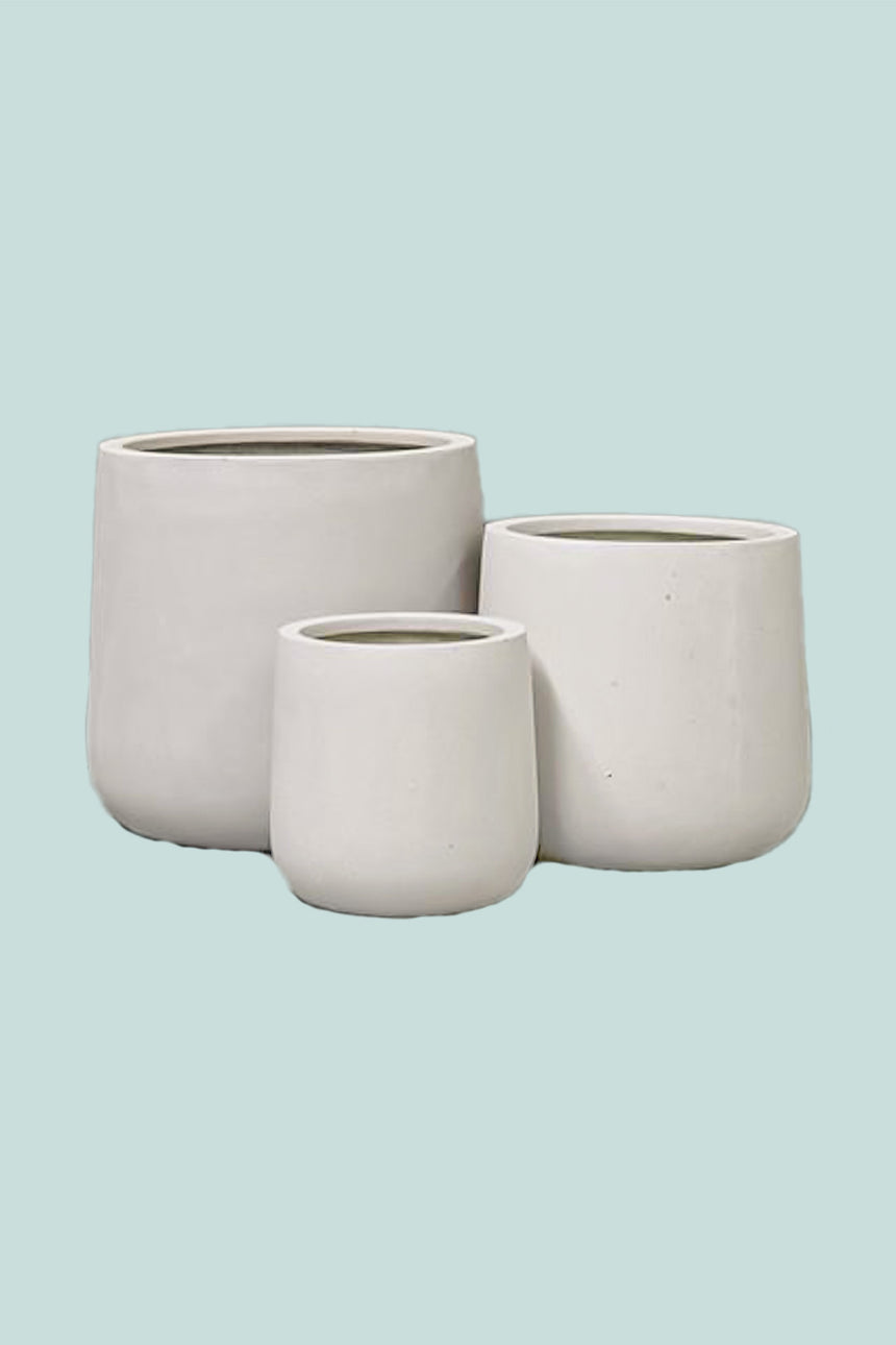 Bianca Cylinder Pot Range - Click & Collect