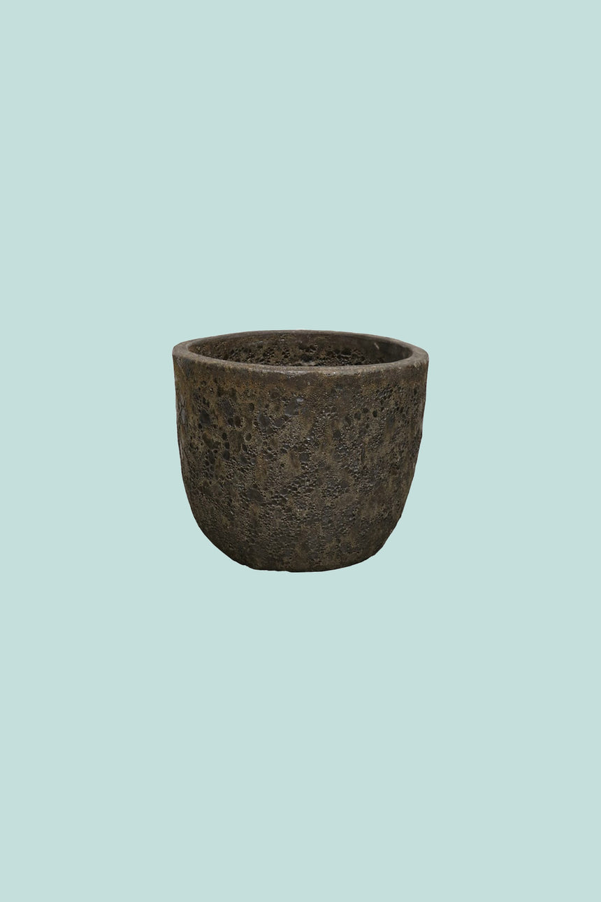 Lava Egg Pots - 4 Sizes - 3 Colours - Heavy Glazed Earthenware Planter Range