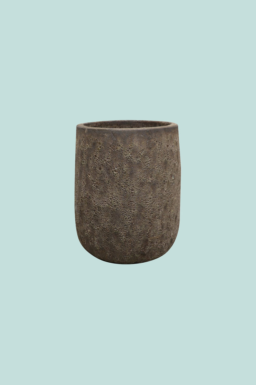 Lava U Pots - 3 sizes - 3 Colours - Heavy Glazed Earthenware Planter Range