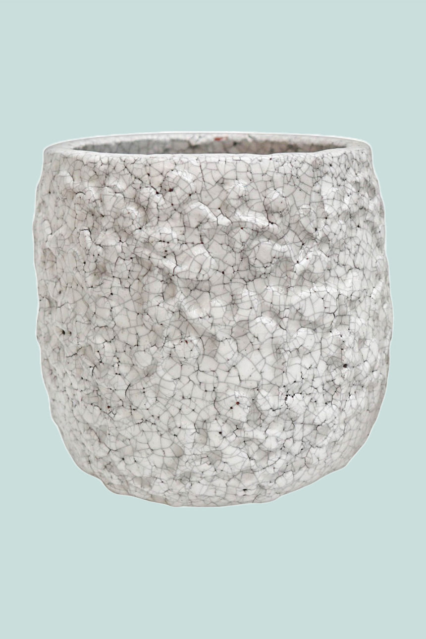 Coral Glazed Pot Range - 2 Sizes