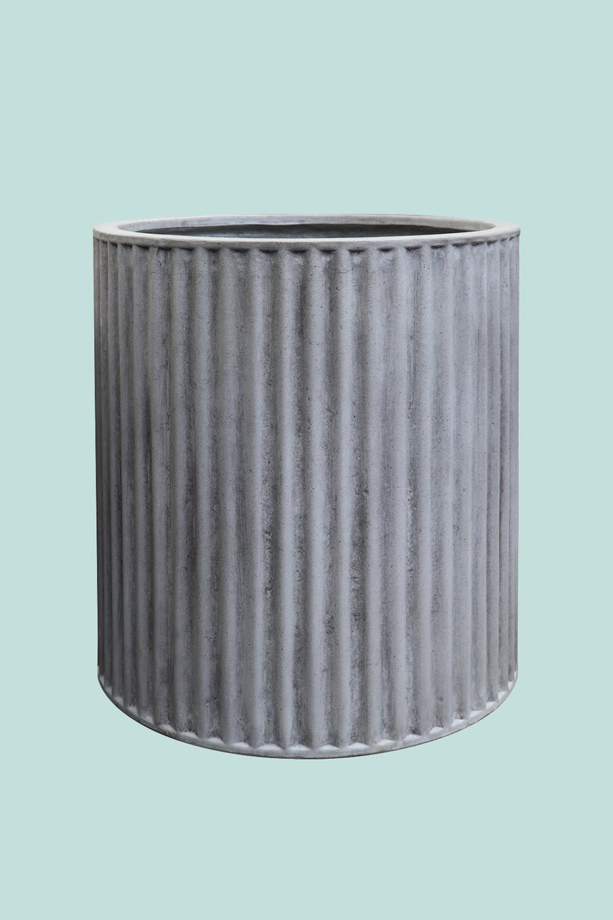 Piako Grecian Cylinder Planter Range - 3 Colours - 3 Sizes