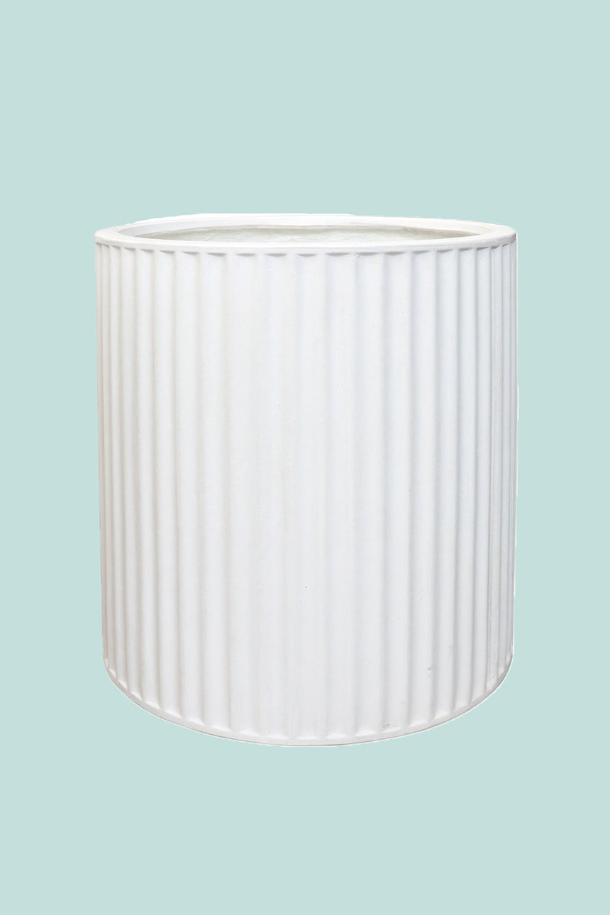 Piako Grecian Cylinder Planter Range - 3 Colours - 3 Sizes