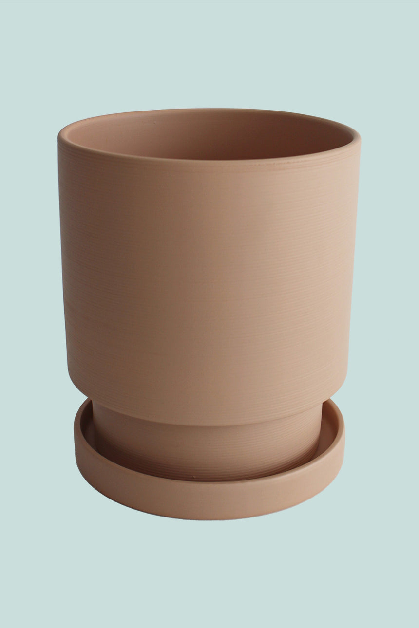 Metro Ceramic Planter 20cm Range - Fits Medium Plants - 2 Colours